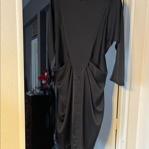 vintage  80s Black Dress